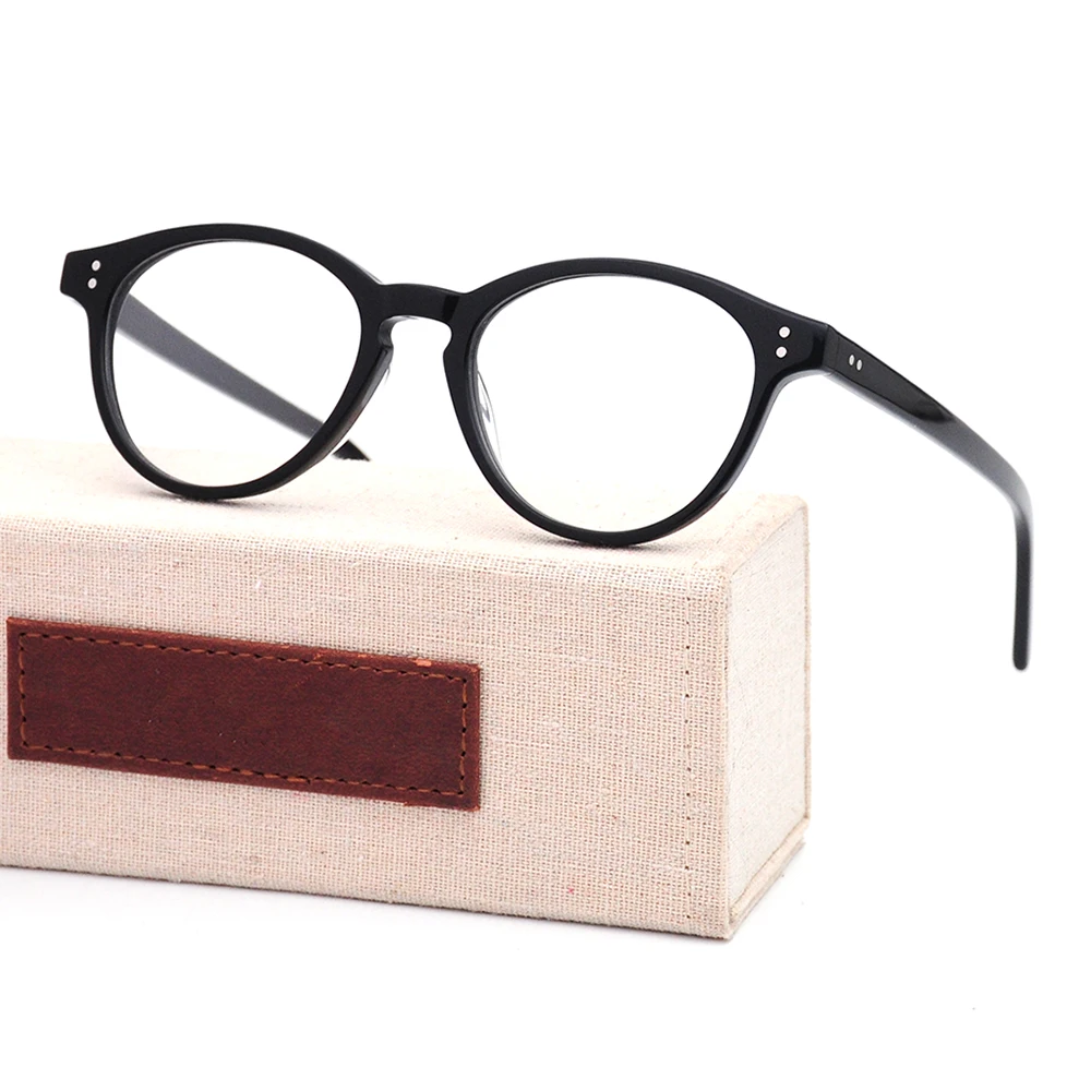 Nice design made in Shenzhen high quality Japanese designer acetate optical frame eyeglasses