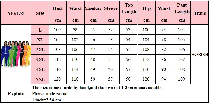 HOBISH Wholesale Womens Plus Size 2 Piece Tracksuits Outfit Full Zipper Jacket Sweatpants Set Track Suits Women Plus Size