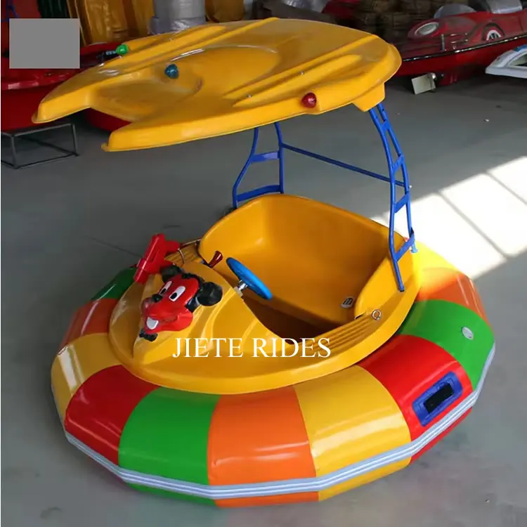 Inflatable bumper cars water pool Kids Inflatable Electric Fiberglass Rubber Plastic Bumper Boat for Amusement Park Gas powered