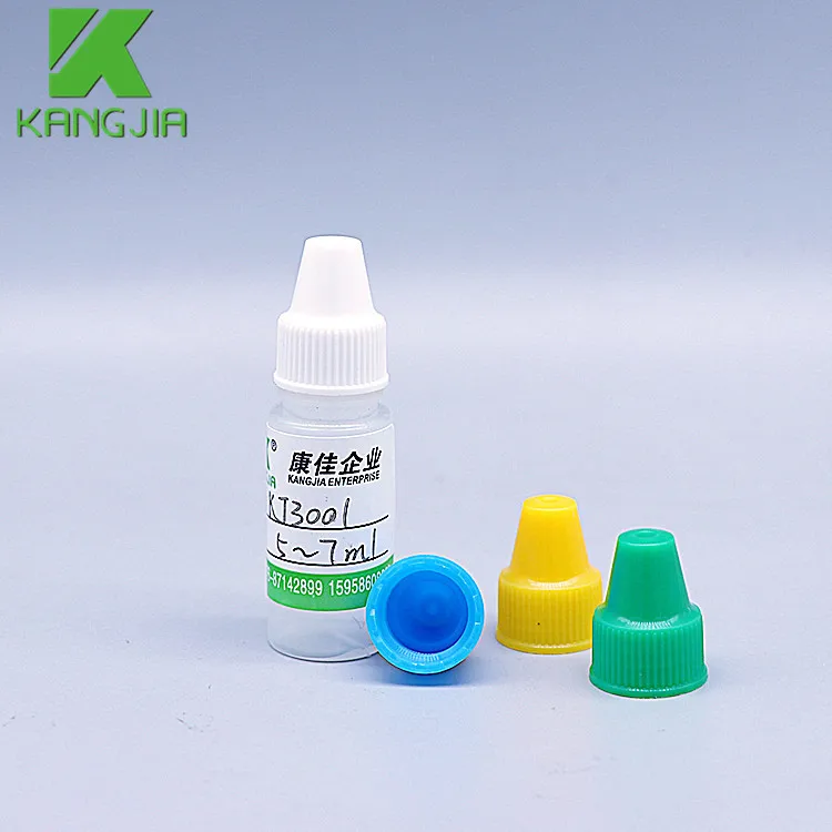 High Quality 7ml Plastic Dropper Bottles White leak-proof for Chemical Match the calibrator