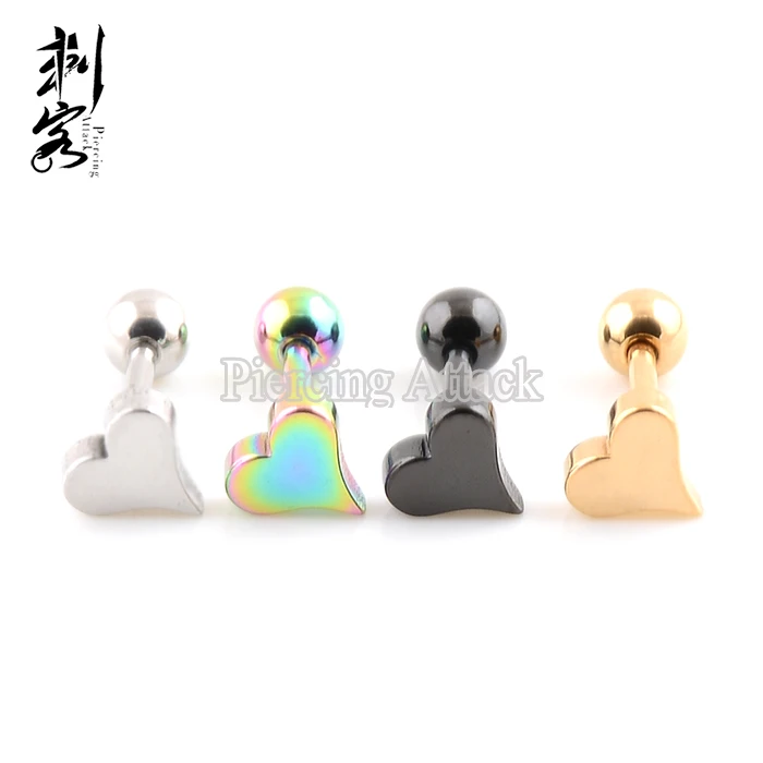 316L Surgical Steel Double Hoop Cartilage Clip On Ear Cartilage Body Jewelry