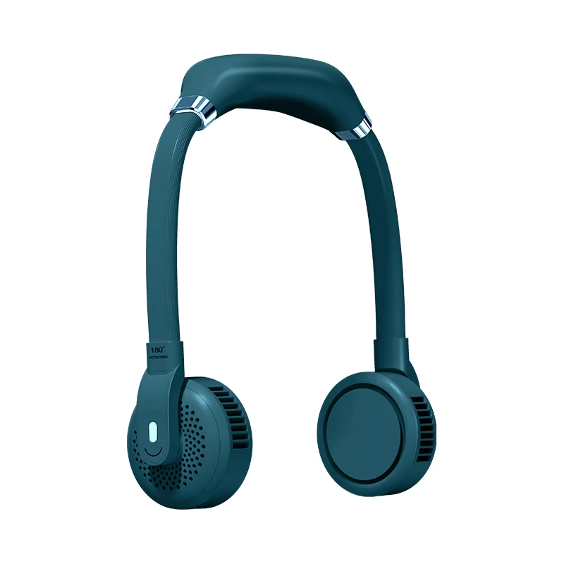 New design hanging portable neck fan rechargeable for working and shopping