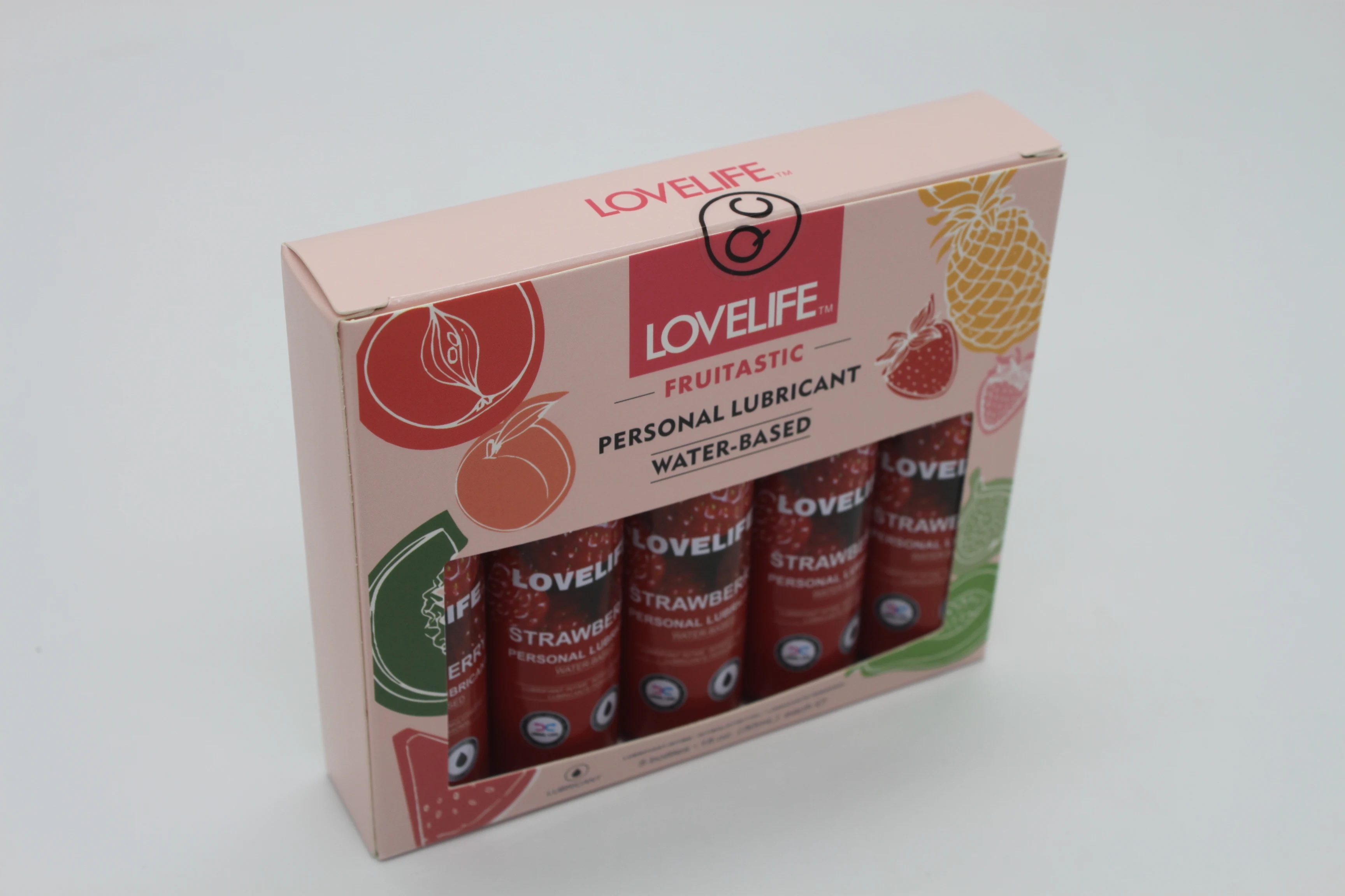 2021 Hot selling lovelife Lubricant  Strawberry Cream Sex  Body Massage Oil Anal Sex Grease Oral Vagina jelly lubricant