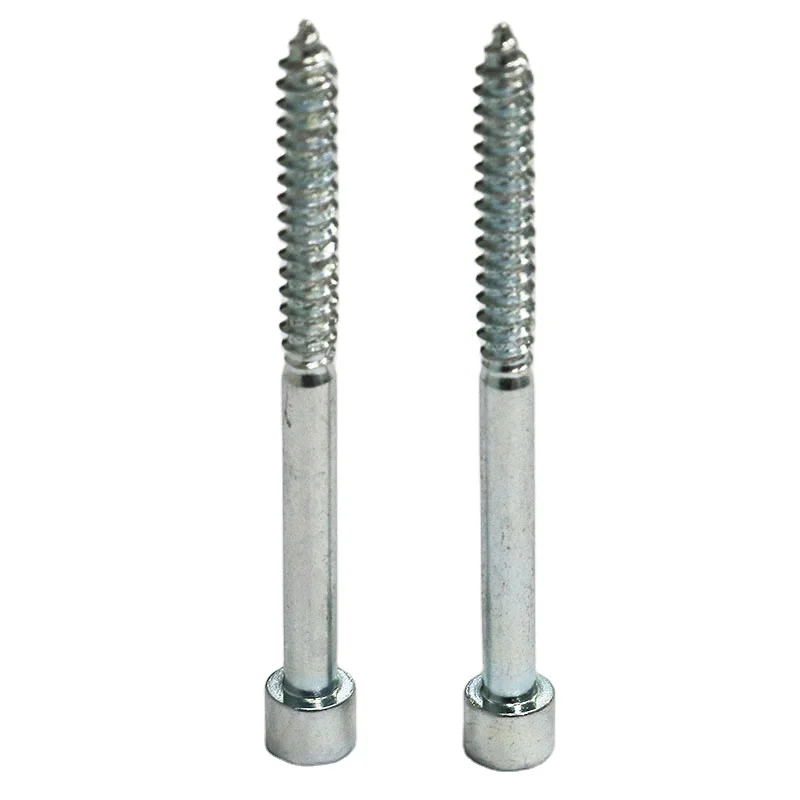 Manufacturer Zinc Steel Hex Socket Head Self Tapping Screw Building Construction House Repair Half Thread Wood Screw
