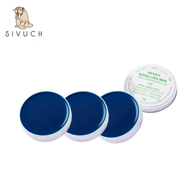 Blue bite block instruments dental wax modelling