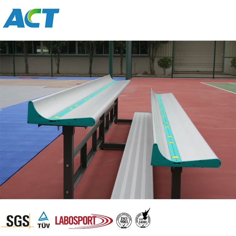 
Portable stadium bleacher movable player bench seating for soccer 