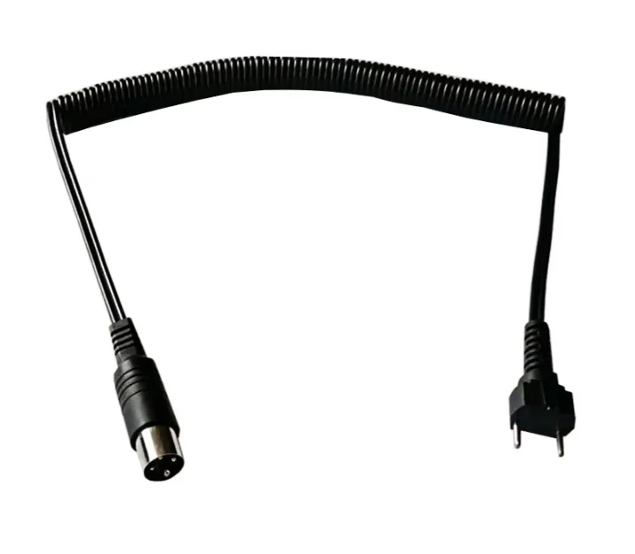 Искусственная 2 ядра Стоматологическая шлифовальная машина проволока медная фольга проводное соединение с эффектом рогатки, кабель пружинный спиральный кабель