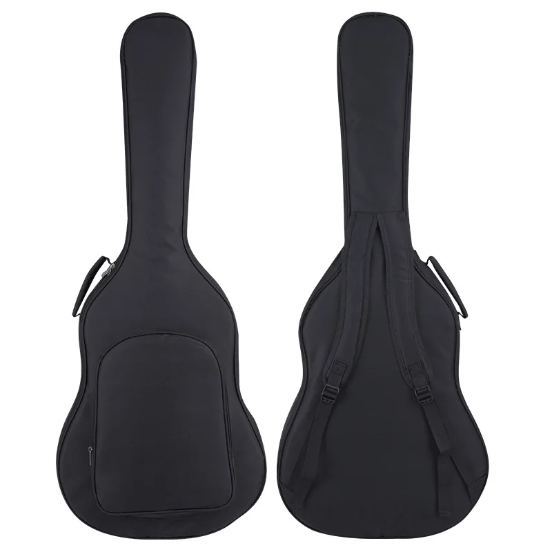 Factory can print or embroidered logo high grade brooks 38 39 40 41 inch guitar bag with double soft strap