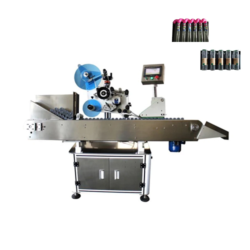 Automatic horizontal hologram sticker labeling machine transparent labelling machine