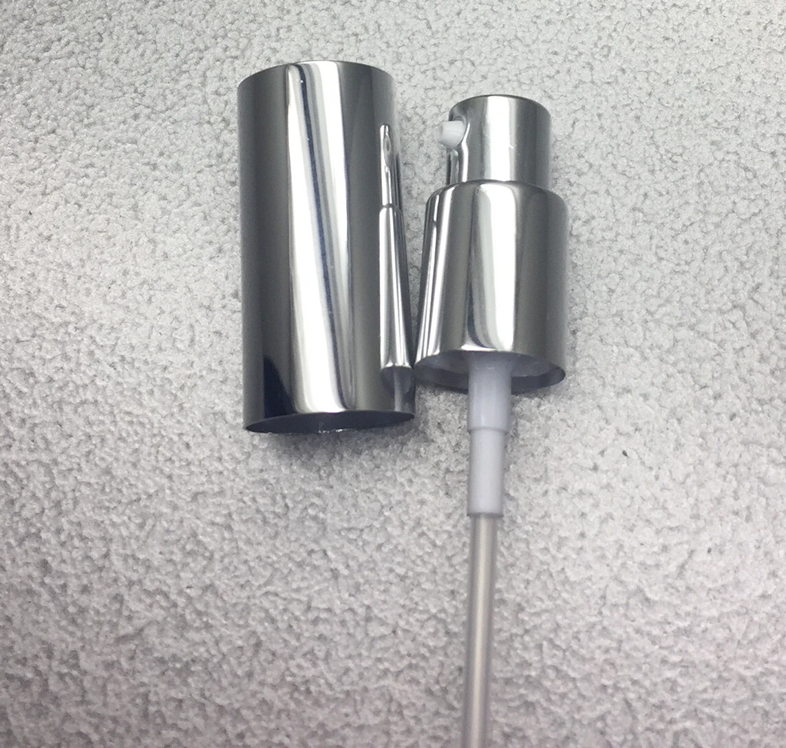 30ml cosmetic frosted face care serum lotion glass bottle with aluminum pump 30ml frosted glass bottle with aluminum pump