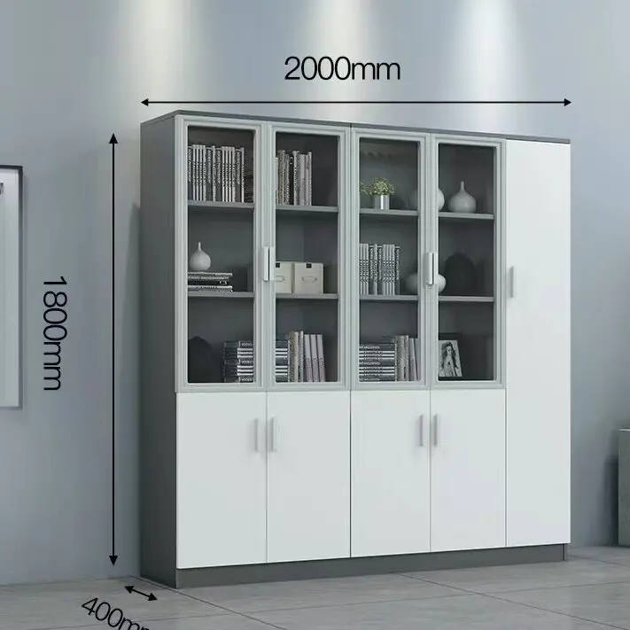 Factory Direct Customizable Steel Office Filing Cabinet Wooden Data Office Cabinet for Apartment Use