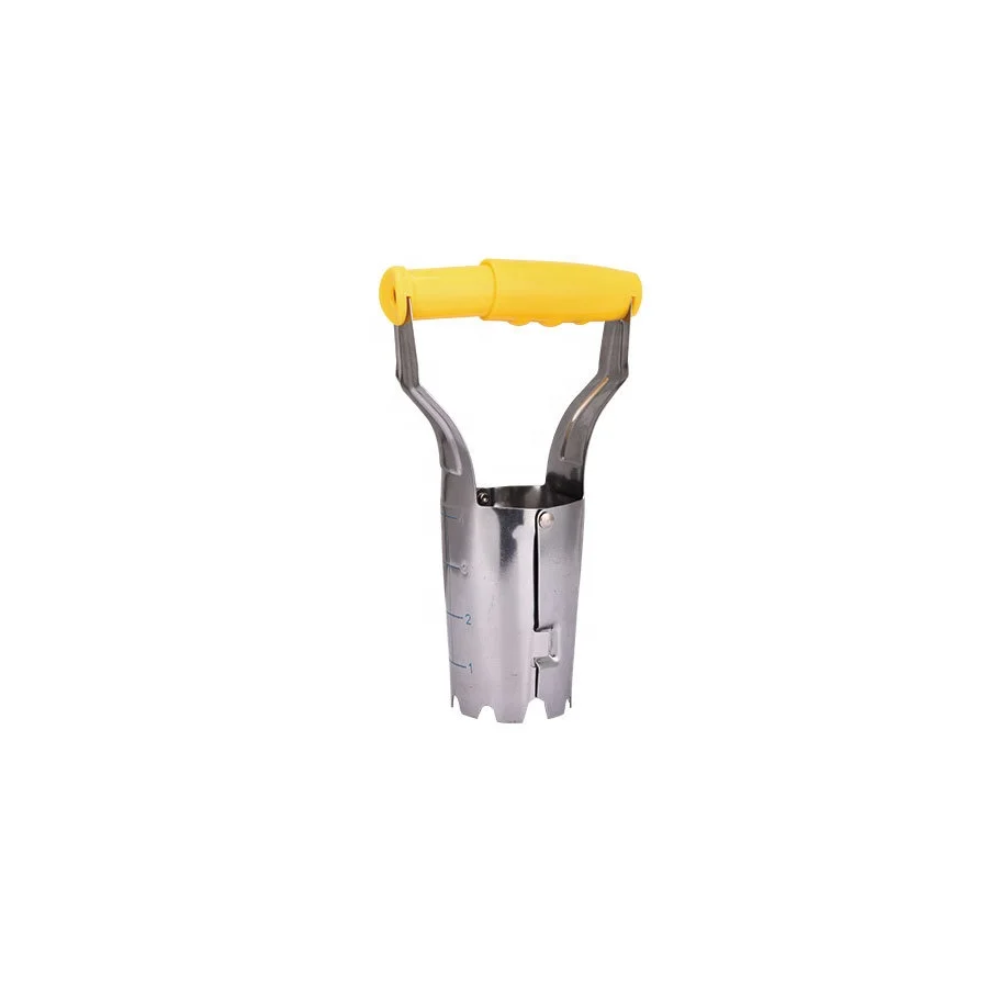 Plastic Handle Bulb Transplanter with Depth Mark Standard Potato Planter Transplant Seedlings Tools