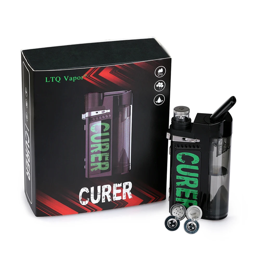 
2021 newest Curer dry herb vaporizer with water bong filter function 3 IN 1 vape pen from LTQ 