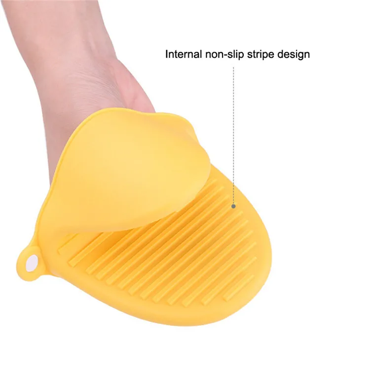 Heat Insulation Mini Finger Oven Gloves Silicone Pinch Mitts Baking silicon Gloves for Kitchen