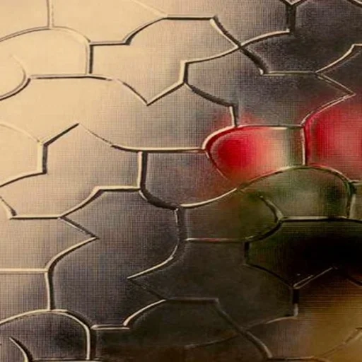 3mm Hot Melt Glass Art Wall Decor Customized Design Textured Patterned Kiln Cast Tempered for