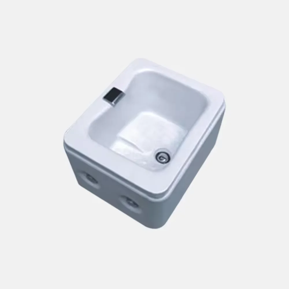 Hot Sell Modern Luxury Soak Massage Foot Spa Pedicure Sink Acrylic Foot Massage Pedicure Spa Basin Bowl With Drain Furniture