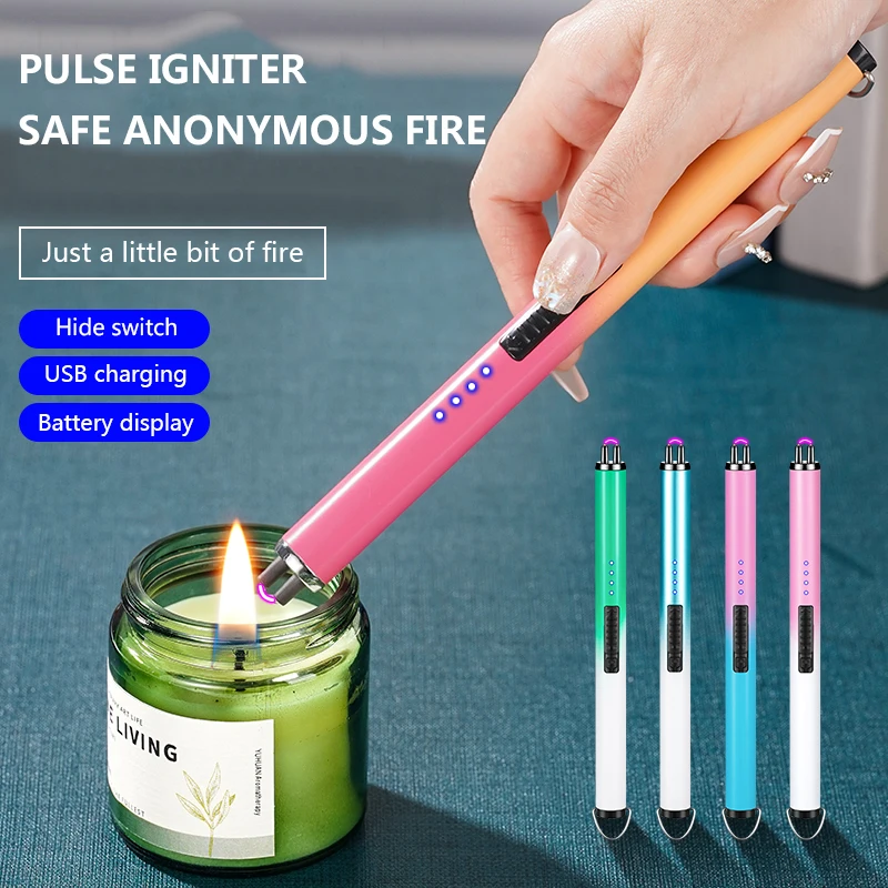 JL855-3 USB Rechargeable Ignition Electric Arc Lighter Wholesale Ignition Device Arc BBQ Ignition