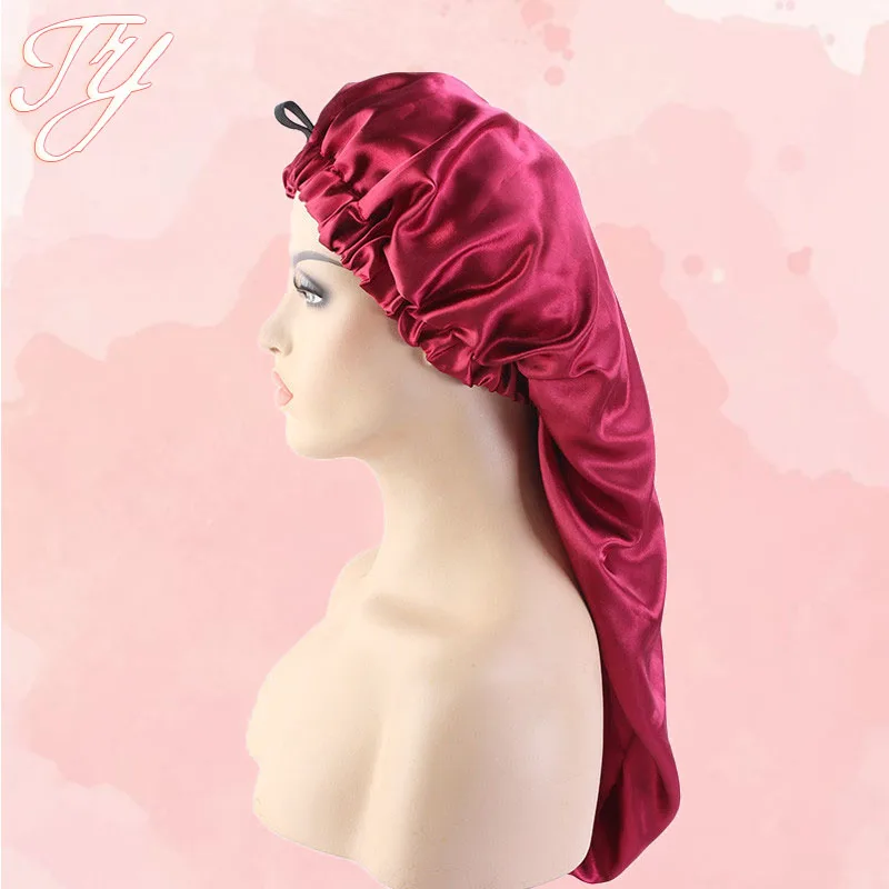 Фирменная торговая марка хорошего качества, женские шелковые очень большие Сатиновые широкие эластичные косички для волос с застежкой для маленьких девочек