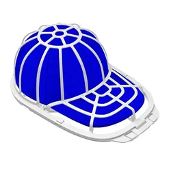 2 Pack Baseball Ball Hat Caps Washer Washing Cage Cleaner Cleaning for Dishwasher Cap Washing Protector Fit for Adults and Kids