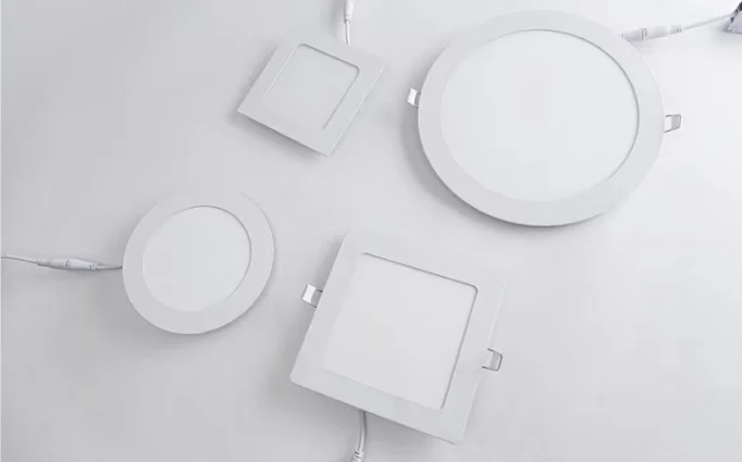 Поверхностная Светодиодная панель 6w 12w 18w 24w круглая квадратная