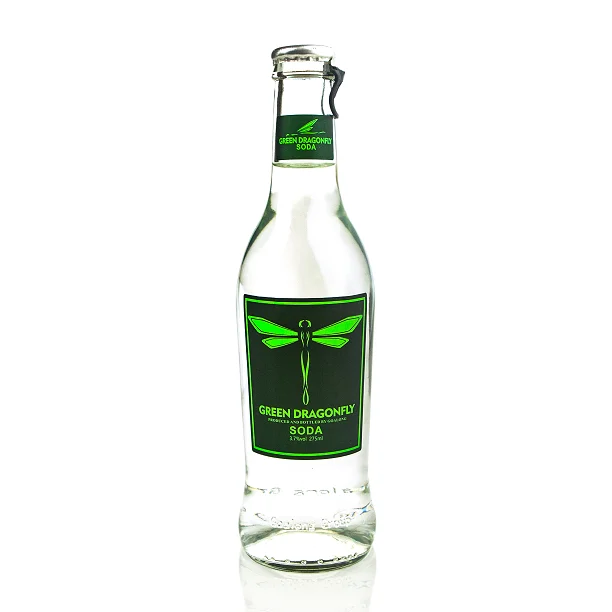 Бутылка для питьевой воды с зеленой стрекозой ликер алкогольных напитков 275 мл 3.5% Том поставщик ликера содой