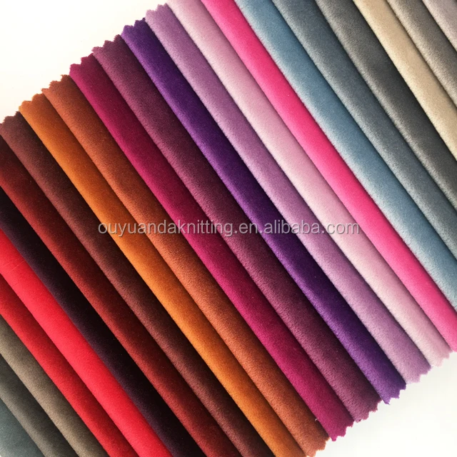 Factory Polyester 280cm Holland Velvet Fabric for Curtain