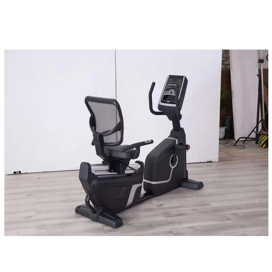 Gym Fitness Equipment Cycle Exercise Training Bikes Horizontal Magnetically Controlled recumbent bike