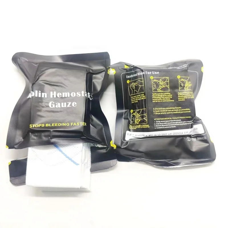 IRONDONKEY Wholesale  Tactical Survival Bag Outdoor Emergency Mountaineering Aseptic Compressed Hemostatic Gauze