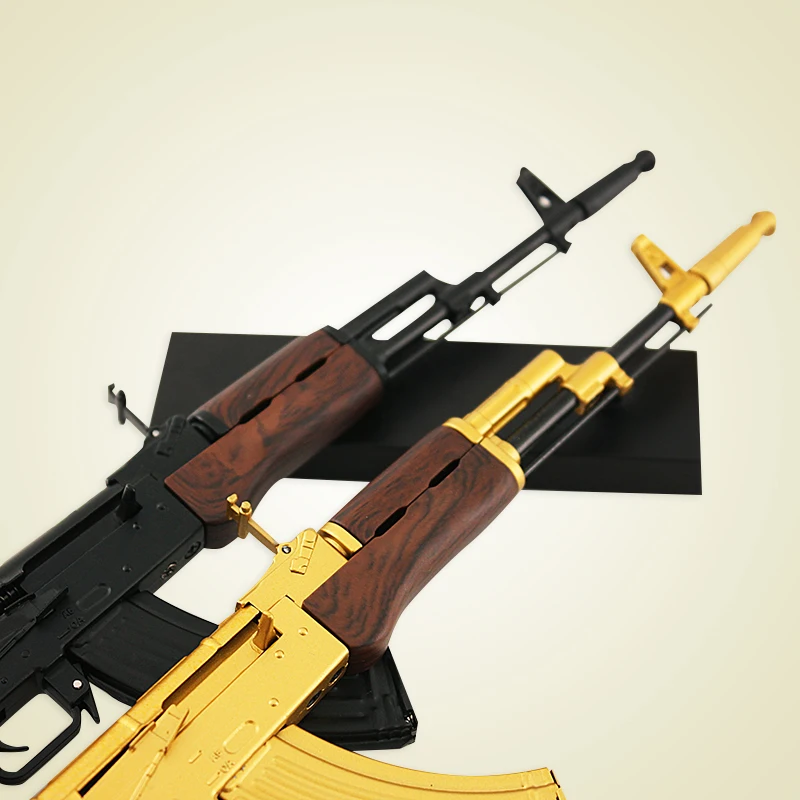 Модель AKM реалистичная модель пистолета AK47 металлическая игрушечная пушка Ak47 миниатюрная сборочная украшения для взрослых