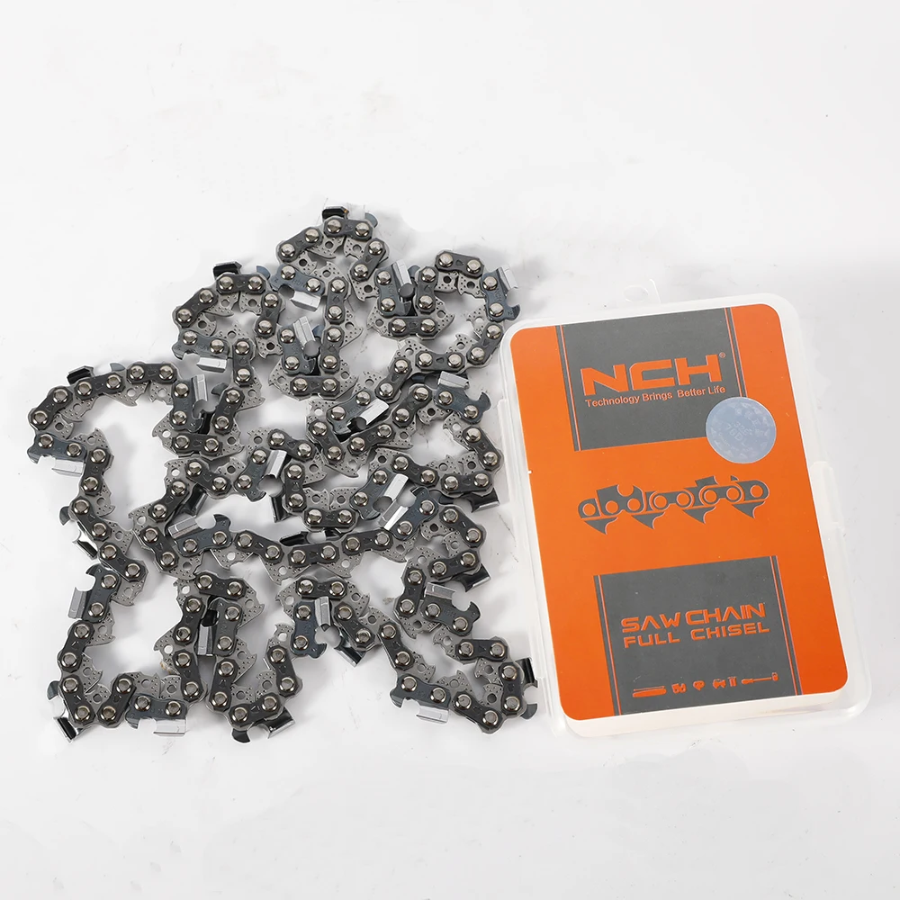 Nch brand professional gasoline chainsaw parts 22inch full-chisel type chain