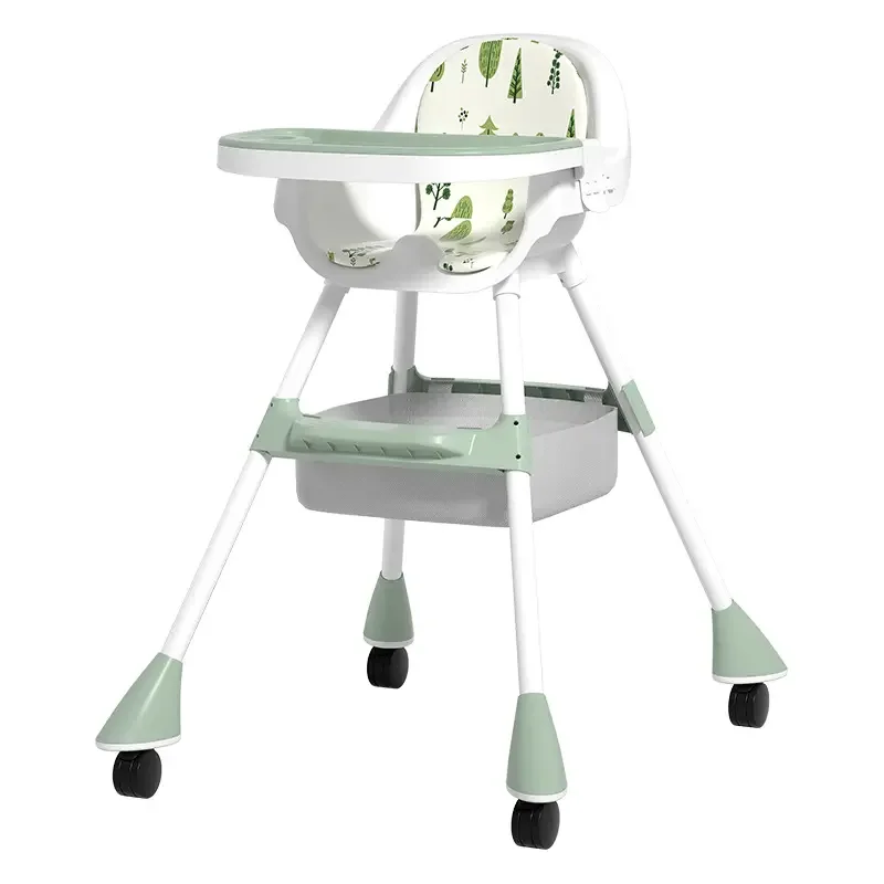 adjustable   multi-functional baby dining chair feeding chair child rocking chair with wheel