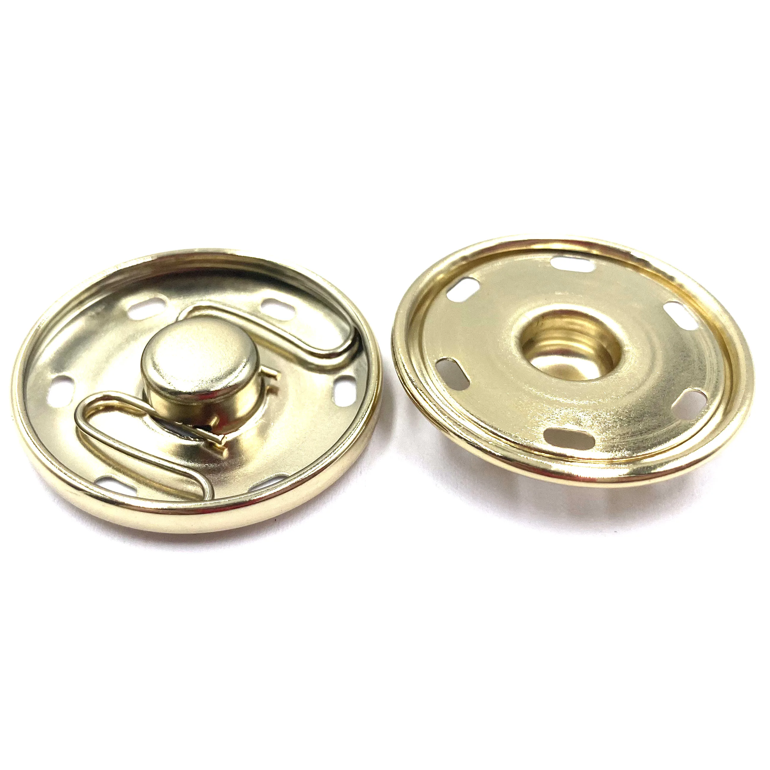 China Made Custom Brass Material Durable And Rust-Free Solid Prong Press Studs Snap Fasteners