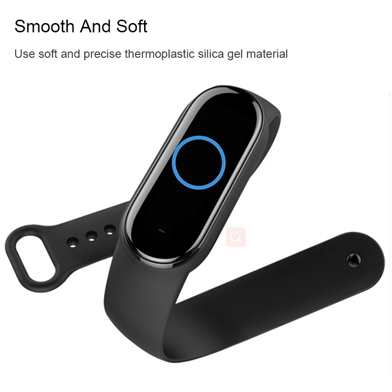 Ремешок BOORUI 2021 для mi band 5, спортивный ремешок для mi band 4, силиконовые браслеты, ремешок для miband 6, сменный ремешок для xiaomi mi band 6 5 4 3