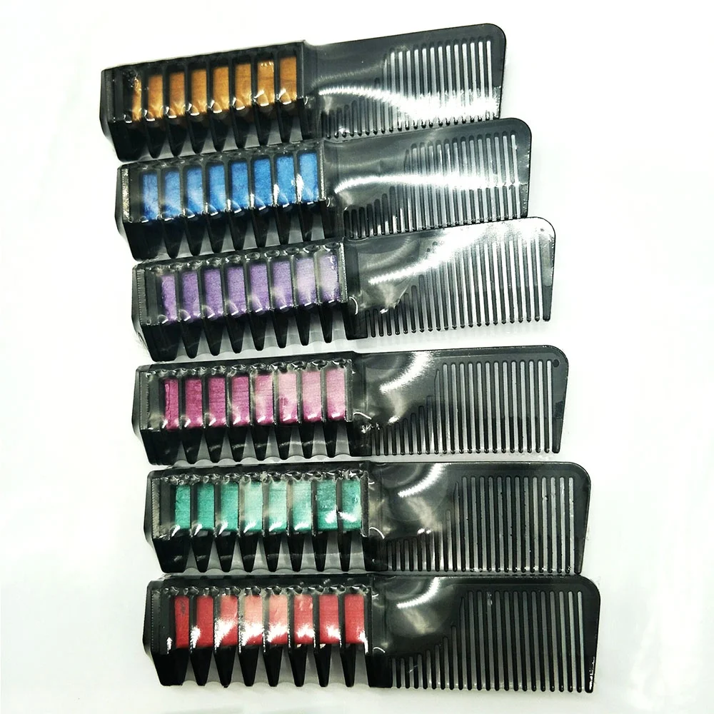 2019 new fashion nontoxic high pigment doble side hair chalk dye