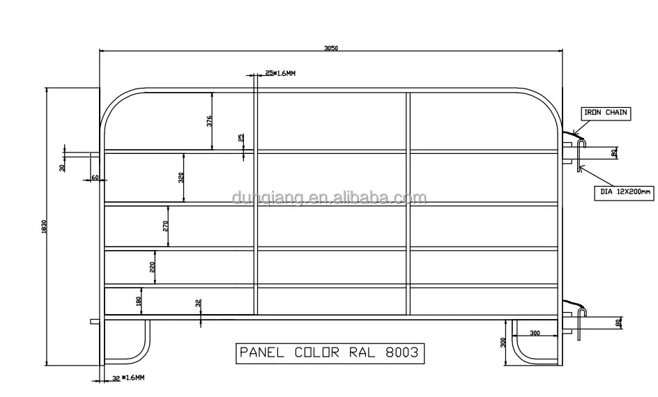 Premium Galvanized Ranch Fence Panels for Cattle and Horse Enclosures