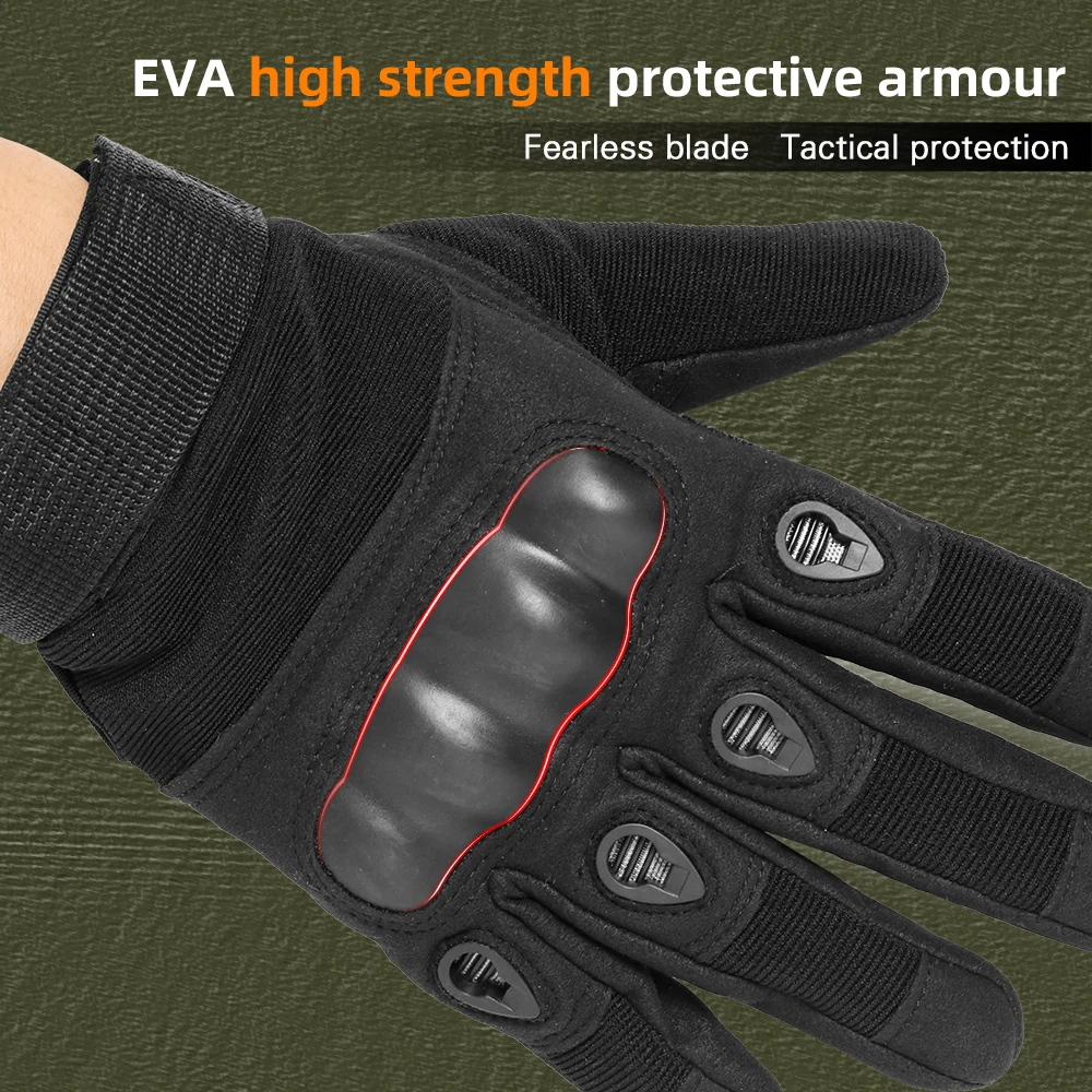 Full Finger Cut Proof Tactical Gloves Quality Riding Hard Knuckle Motorcycle Tactical Gloves