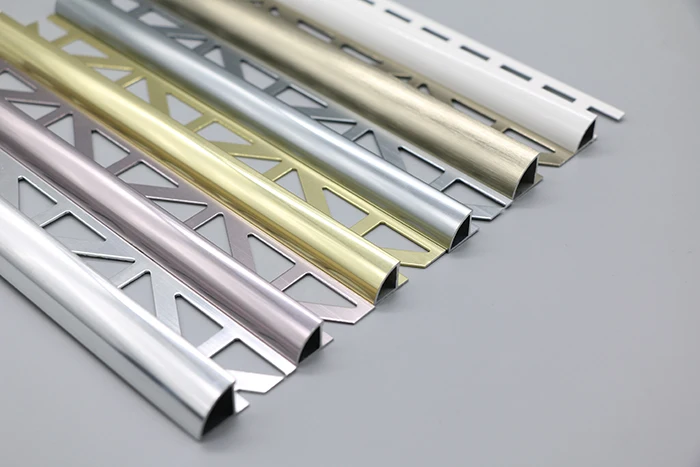 Misumi hot sale decorative laminate perforated metal aluminum stainless steel wall trim strip for furniture