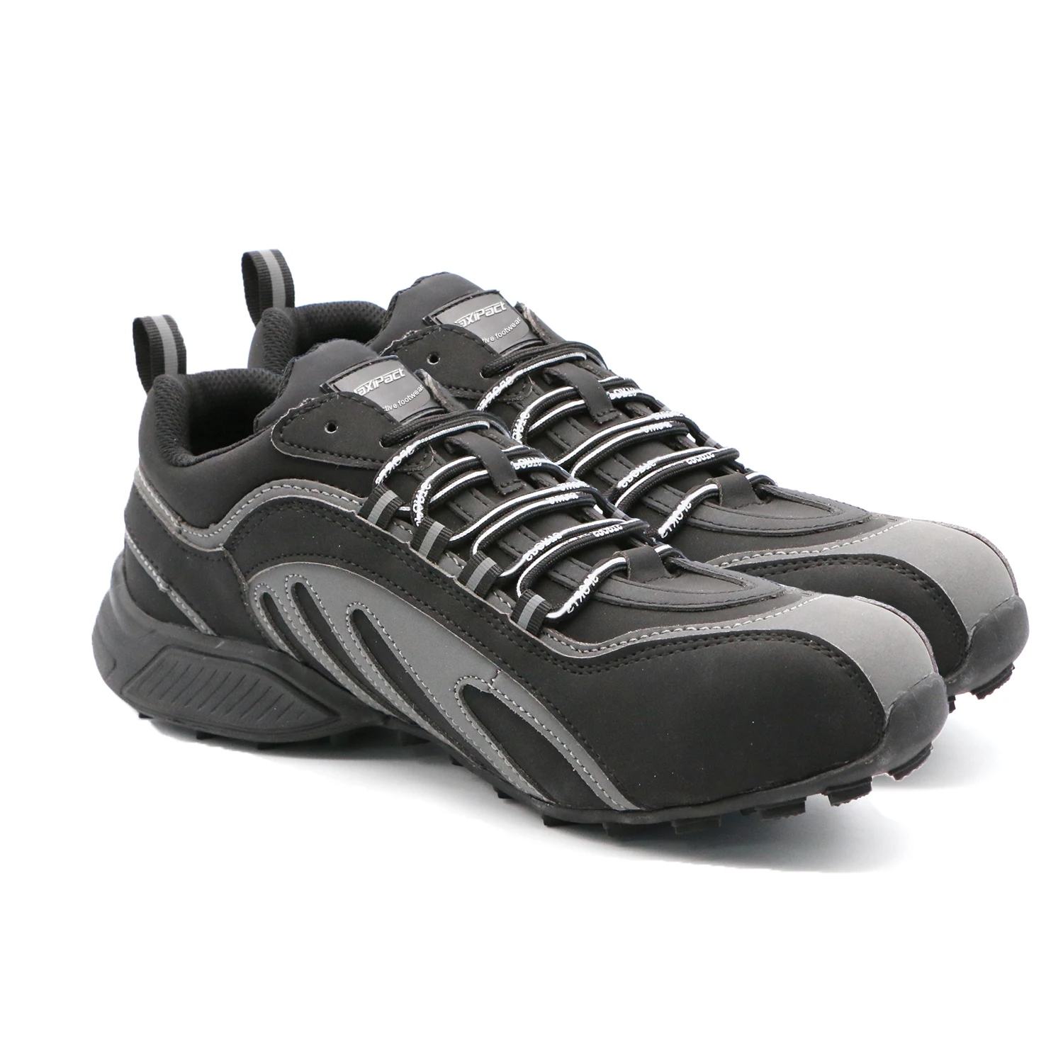 MaxiPact Unisex Steel Toe Work Safety Boots Microfiber Leather Upper Rubber Breathable Sports Style All Seasons-Spring Summer