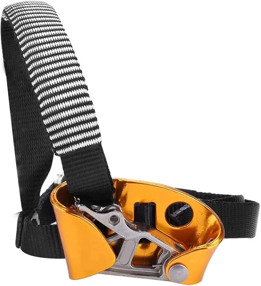 ANTMAX Outdoor Rock Climbing Mountaineering Equipment Climbing Device Left Foot Ascender Riser for 8-12mm Rope