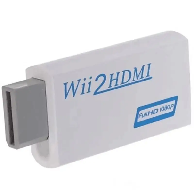 For Wii to HD 1080P Converter Wii2HDMI Adapter 3.5mm Audio Video Output Full HD 1080P Output Upscaling