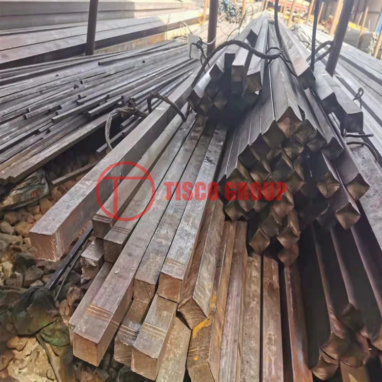 Прямые продажи с китайской фабрики ASTM Q275B 345b, класс 6 м, длина 0,5-100 мм, толщина сплошного литого квадратного стержня из мягкой углеродистой стали