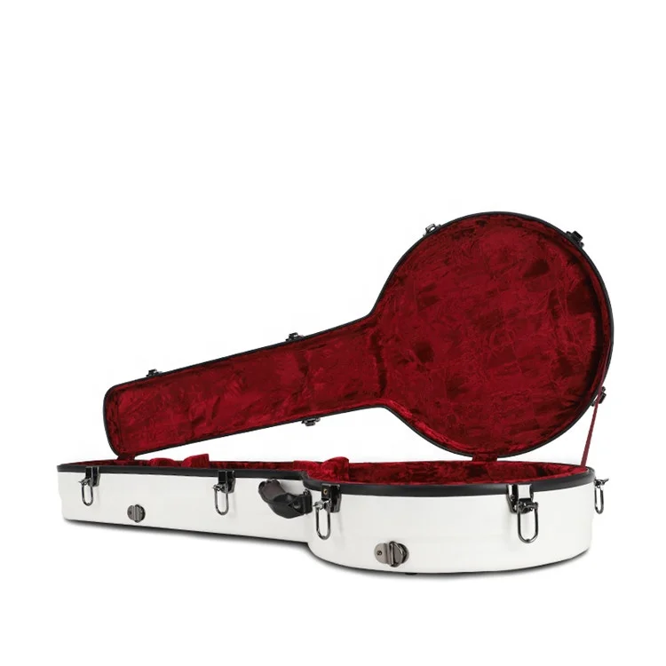 SUN-OBJ WH Rm  Rainbow professional OEM ODM Musical Instrument Case Guitar Ukulele Bass Banjo Fiber Glass Case