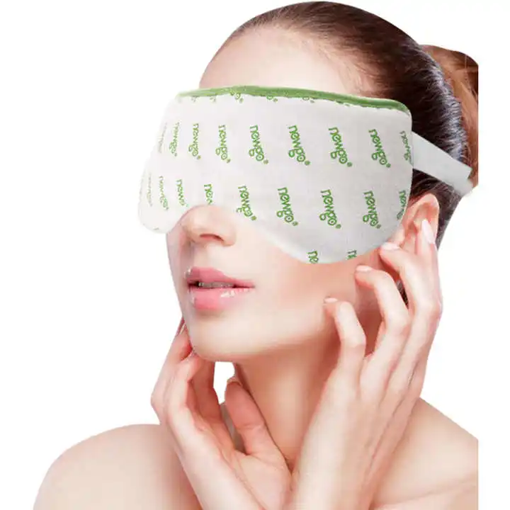 Adjustable Natural Clay Beads  Relief Tired Sleeping Therapy Eye Mask Patch