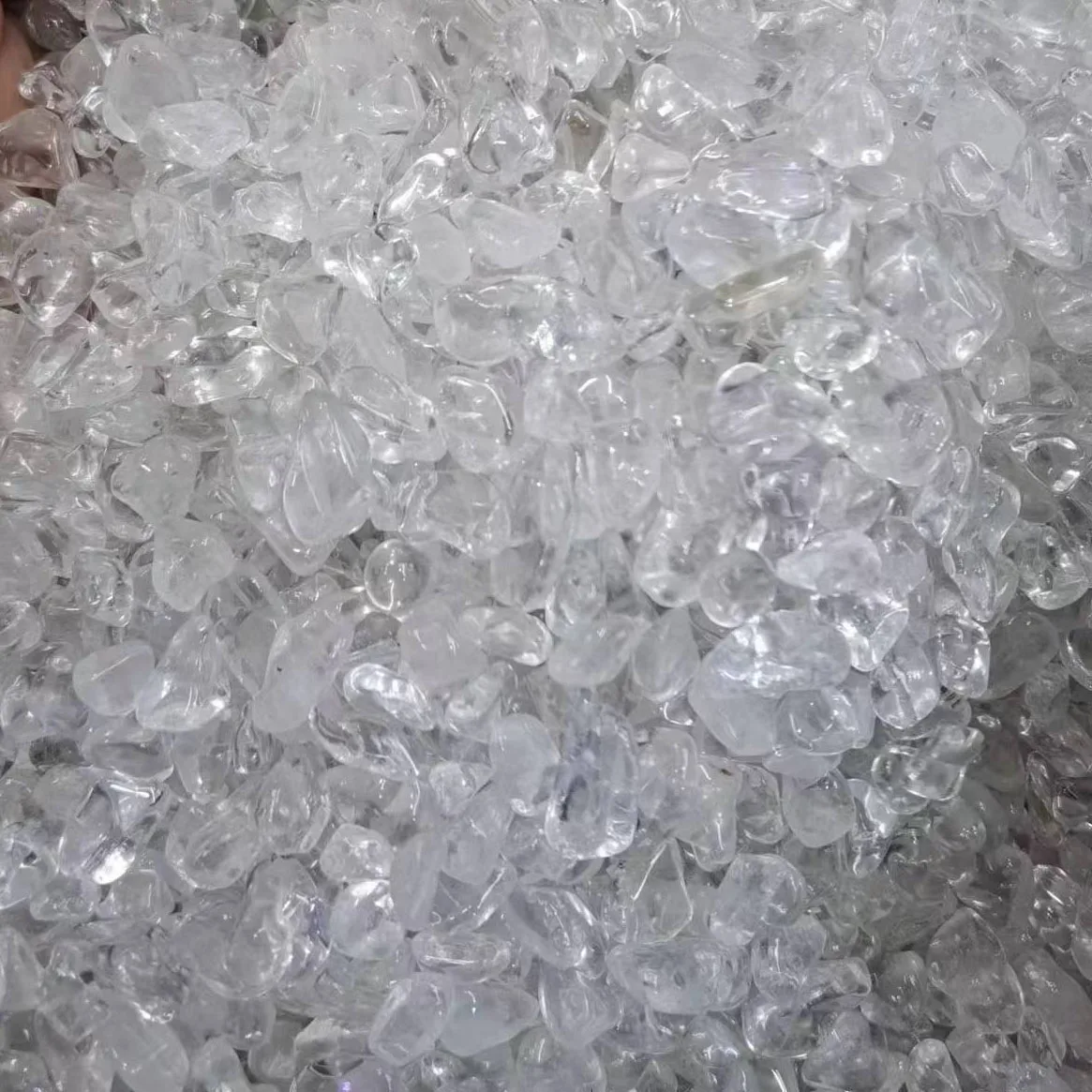 Wholesale White Clean Rock Quatrz Price Natural Crystals Healing Gemstones Gravels Chips For Decoration