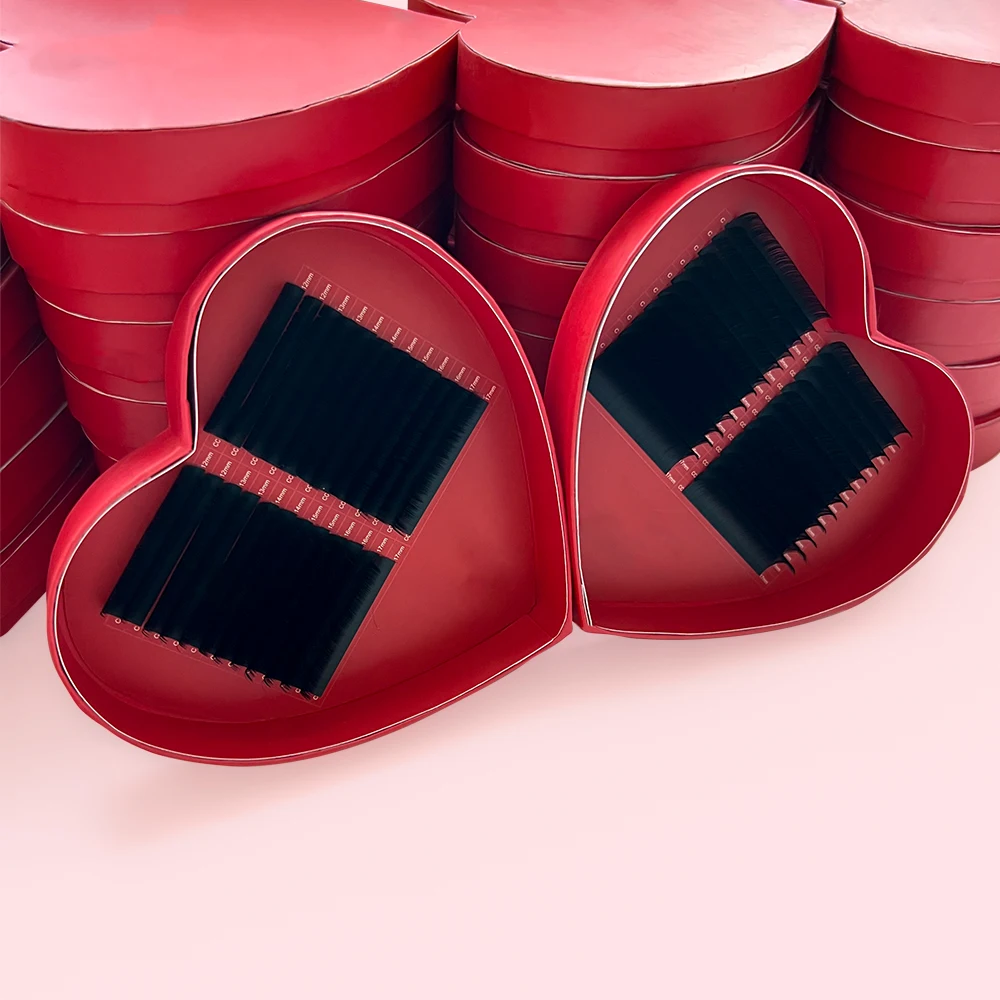 Korean PBT FIBERS wholesale private label lashes 0.10mm 3d russian volume lashes