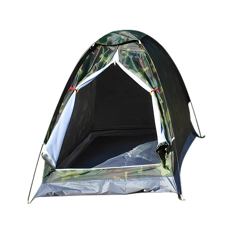 Wholesale tent outdoor camouflage camping waterproof sunshade portable foldable tent custom size hiking tent