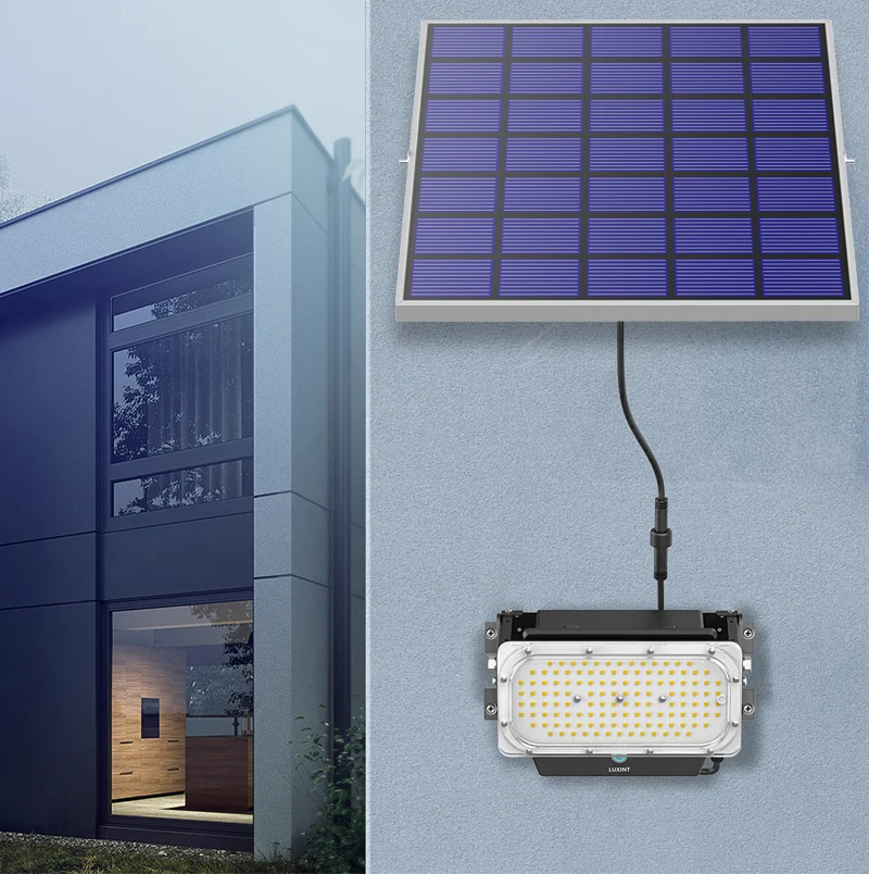 Высокоэффективный IP65 водонепроницаемый наружный 5000 люмен 500 Вт Встроенный все в одном прожекторный Солнечный