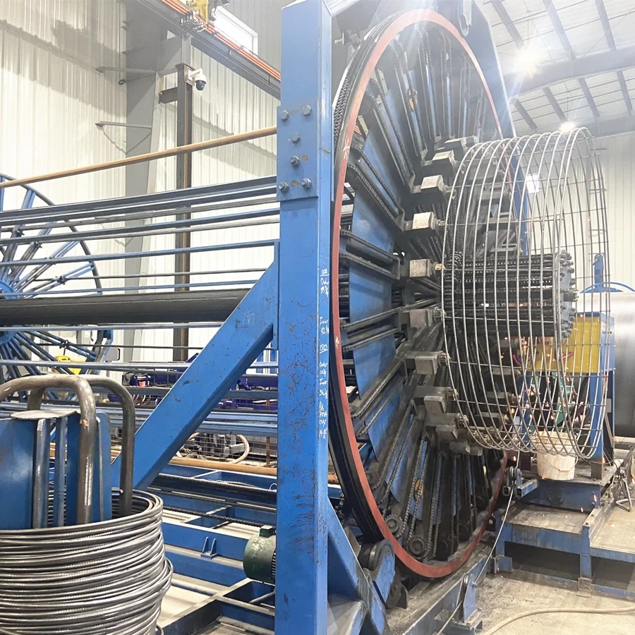 Reinforced Concrete Sewer Jacking Pipe Steel Bar Cage Welder