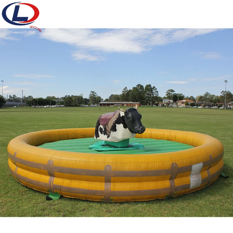 Free Optional Color Inflatable Amusement Game Mechanical Rodeo Bull Price for Sale