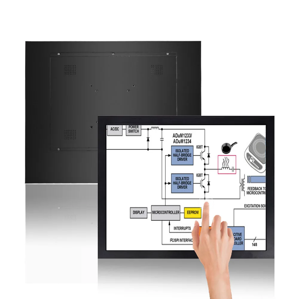 Industrial Monitor 19 Inch Advanced Color Calibration HDMI Monitor Accurate Color Reproduction Precise Image Quality lcd monitor